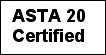 ASTA 20 Certified-Zeichen